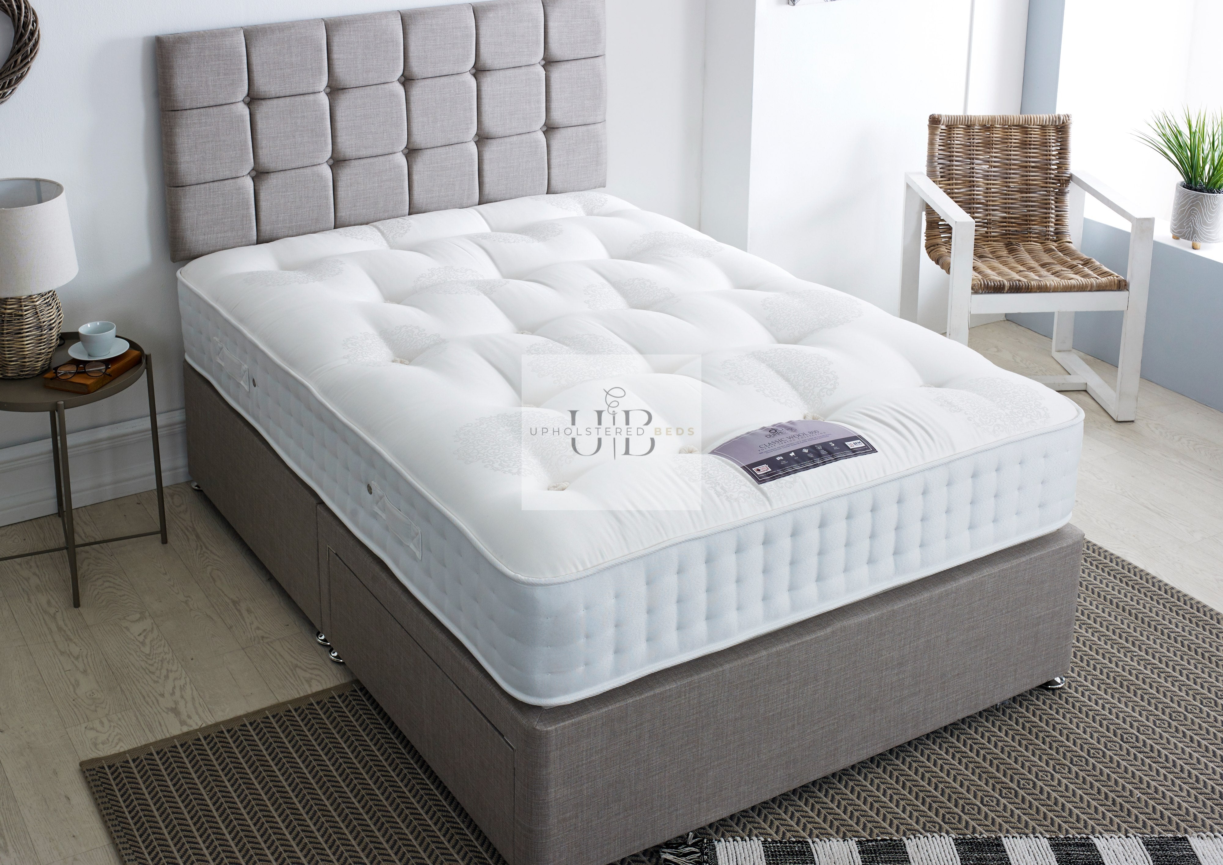Cube Divan Bed Set