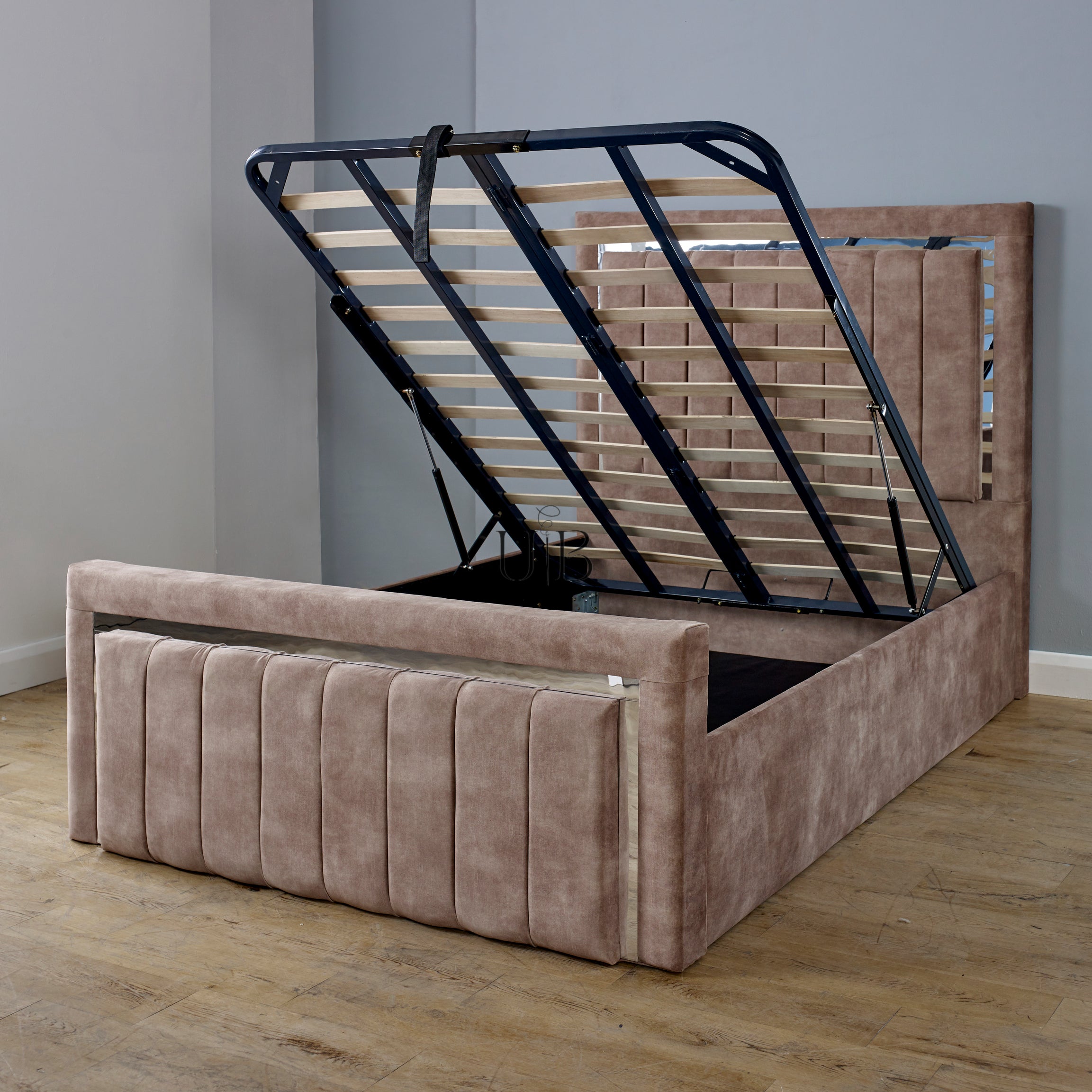 Elysian Mirror Ottoman Bed