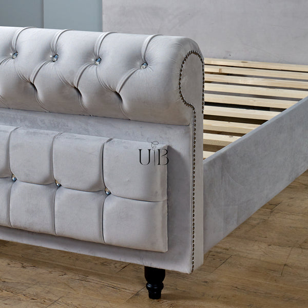 Berkeley Sleigh Ottoman Bed Upholstered Beds