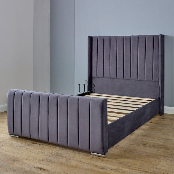 Zenith Wingback Bed Frame Upholstered Beds