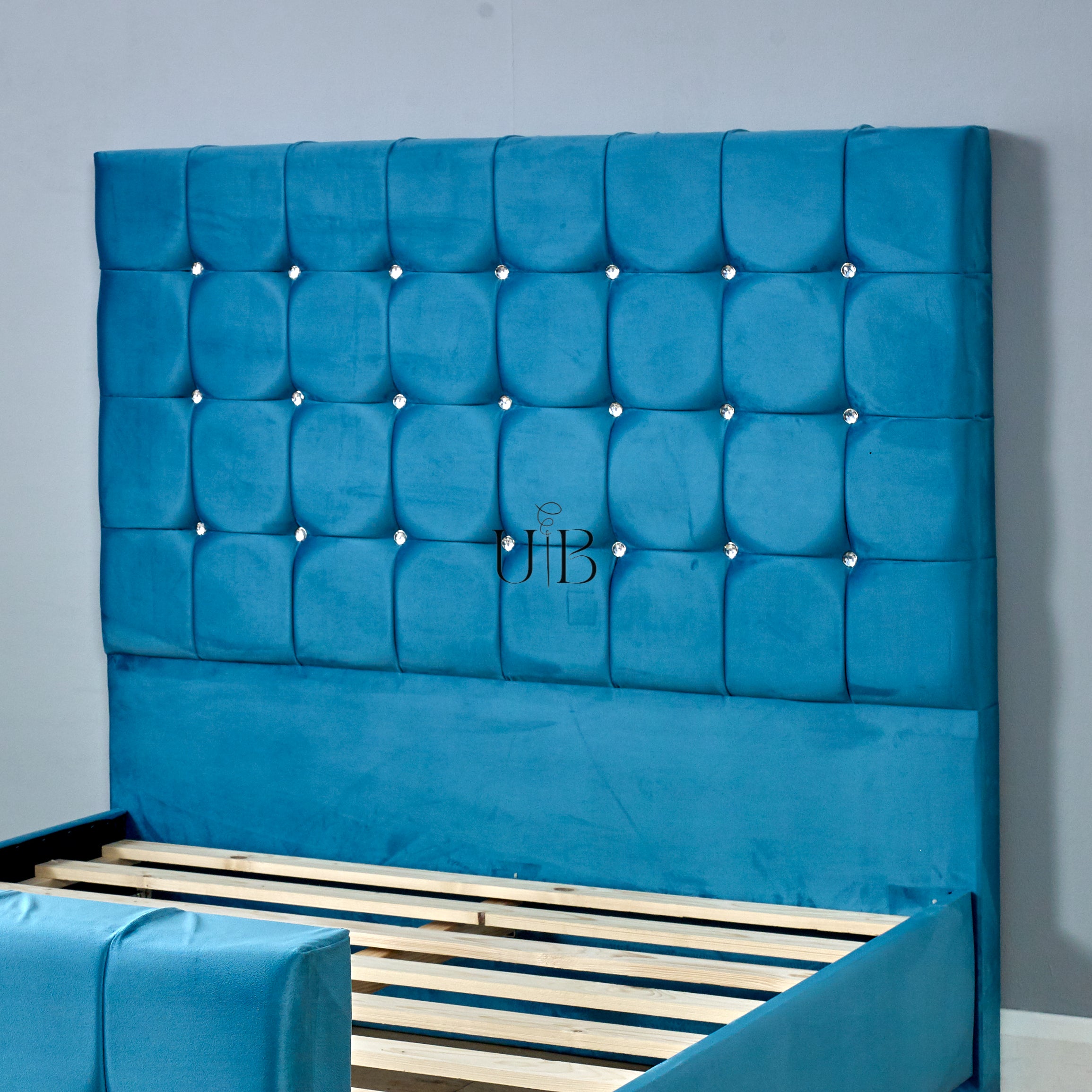 GridLux Tufted Bed Frame